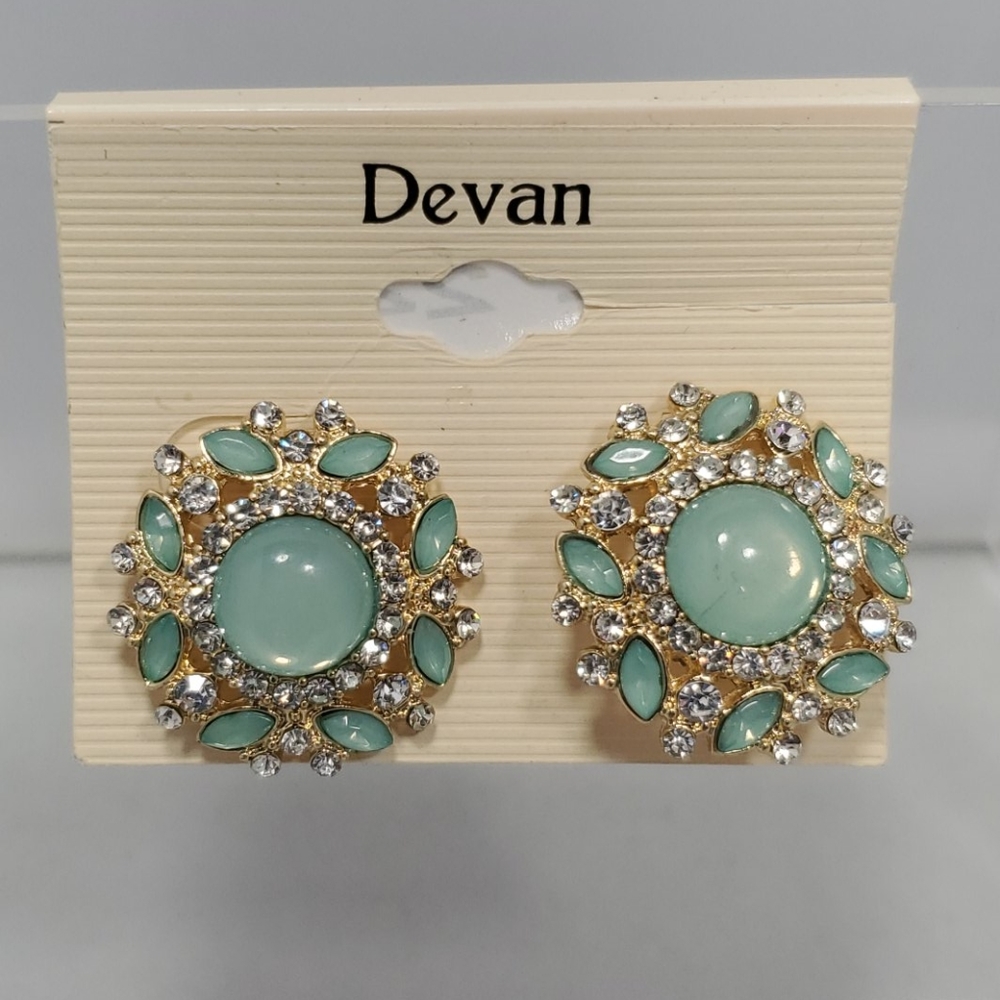 Devan Sea glass stone earrings